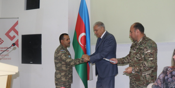 Samux rayonunda 44 günlük Vətən müharibəsi iştirakçılarına “Müharibə veteranı” vəsiqələri təqdim edildi.