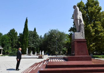 Prezident İlham Əliyev 07.08.2023-cü il tarixində Samux rayonuna səfər edib